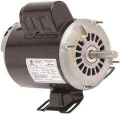 US Motors - 1-1/2 Max hp, 3,450 Max RPM, Single Cap Start Electric AC DC Motor - 115/208-230 V Input, Single Phase, 56H Frame, 5/8" Shaft Diam, Rigid Base Mount, ODP Enclosure - Industrial Tool & Supply