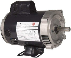 US Motors - 1-1/2 Max hp, 3,600 Max RPM, Single Cap Start Electric AC DC Motor - 115/208-230 V Input, Single Phase, 56HC Frame, 5/8" Shaft Diam, C-Face/Base Mount, ODP Enclosure - Industrial Tool & Supply