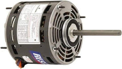 US Motors - 1 Max hp, 1,075 Max RPM, Permanent Split Cap Electric AC DC Motor - 115 V Input, Single Phase, 48Y Frame, 1/2" Shaft Diam, Band Mount, OAO Enclosure - Industrial Tool & Supply