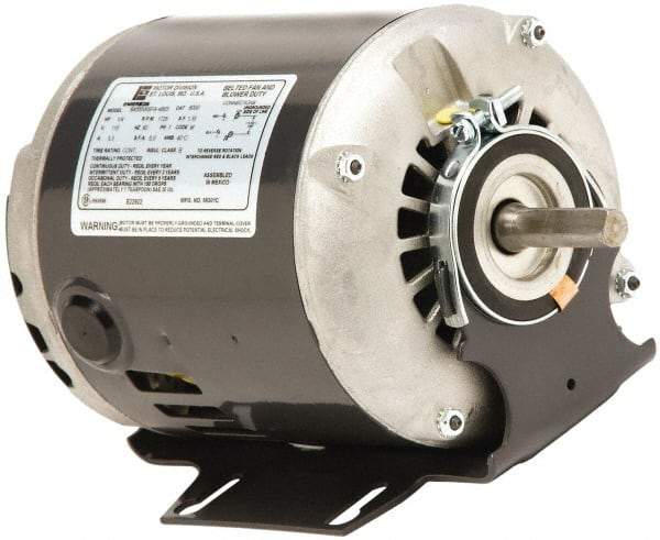 US Motors - 1/4 Max hp, 1,200 Max RPM, Split Phase Electric AC DC Motor - 208-230 V Input, Single Phase, 56 Frame, 5/8" Shaft Diam, Belly Band Mount, ODP Enclosure - Industrial Tool & Supply