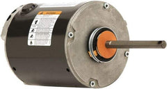 US Motors - 1/2 Max hp, 1,075 Max RPM, Permanent Split Cap Electric AC DC Motor - 208-230 V Input, Single Phase, 48Y Frame, 1/2" Shaft Diam, Belly Band Mount, TEAO Enclosure - Industrial Tool & Supply