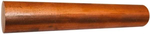 Value Collection - 1/2 Inch Diameter x 72 Inch Long, Copper Round Rod - Alloy 145 - Industrial Tool & Supply