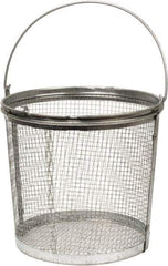 Bio-Circle - Parts Washer Basket - 209.55mm High x 228.6mm Wide x 228.6mm Long, Use with Bio-Circle Parts Washing Systems - Industrial Tool & Supply