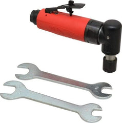 Sioux Tools - 1/4" Collet, Angle Handle, Angle Air Die Grinder - 20,000 RPM, Rear Exhaust, 11 CFM, 0.3 hp, 6.21 bar, 1/4 NPT - Industrial Tool & Supply