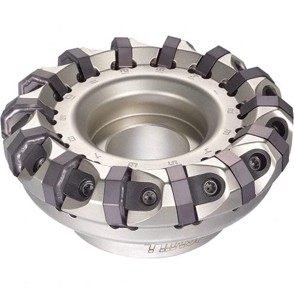 Iscar - 212mm Cut Diam, 60mm Arbor Hole, 5.5mm Max Depth of Cut, 45° Indexable Chamfer & Angle Face Mill - 28 Inserts, ONH.. Insert, Right Hand Cut, 28 Flutes, Series 16Mill - Industrial Tool & Supply
