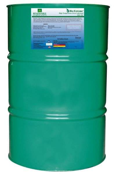 Renewable Lubricants - 55 Gal Drum Synthetic/Graphite Lubricant - White, -28°F to 2,000°F, Food Grade - Industrial Tool & Supply
