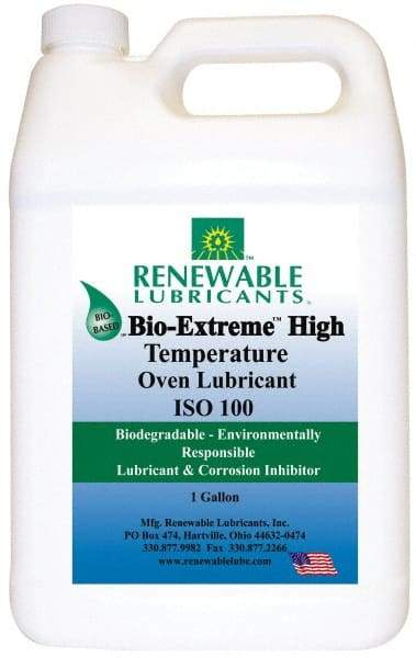 Renewable Lubricants - 1 Gal Bottle Synthetic/Graphite Penetrant/Lubricant - White, -28°F to 2,000°F, Food Grade - Industrial Tool & Supply