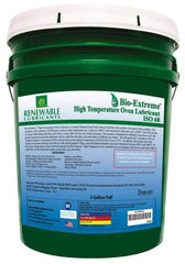 Renewable Lubricants - 5 Gal Pail Synthetic/Graphite Lubricant - White, -28°F to 2,000°F, Food Grade - Industrial Tool & Supply