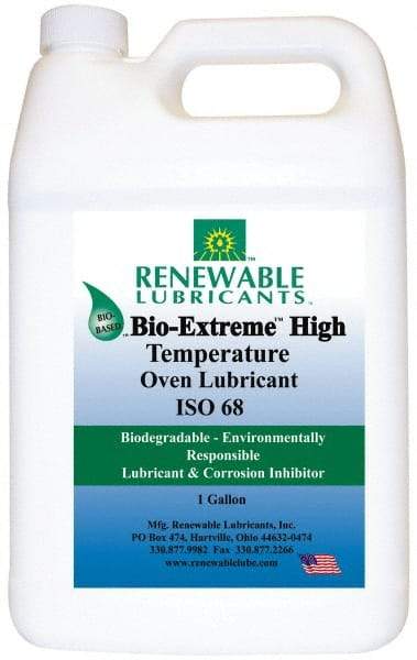 Renewable Lubricants - 1 Gal Bottle Synthetic/Graphite Penetrant/Lubricant - White, -28°F to 2,000°F, Food Grade - Industrial Tool & Supply