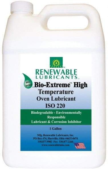 Renewable Lubricants - 1 Gal Bottle Synthetic/Graphite Penetrant/Lubricant - White, -28°F to 2,000°F, Food Grade - Industrial Tool & Supply
