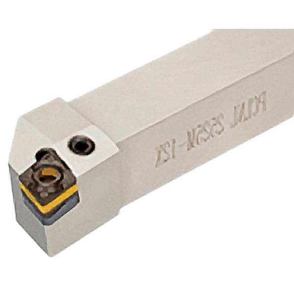 Iscar - PCLN, Left Hand Cut, 1-1/4" Shank Height x 1-1/4" Shank Width, Negative Rake Indexable Turning Toolholder - 7" OAL, CNMX Insert Compatibility, Series Heliturn - Industrial Tool & Supply