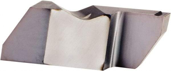 Kennametal - 4250NGD K Grade KCU25, 6.35mm Cutting Width Carbide Grooving Insert - 12.7mm Max Depth of Cut, Right Hand, 0.57mm Corner Radius, AlTiN Finish - Industrial Tool & Supply