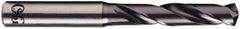 OSG - 33/64" 140° Spiral Flute Solid Carbide Screw Machine Drill Bit - WD1 Finish, Right Hand Cut, 60mm Flute Length, 107mm OAL, Straight Shank, Through Coolant - Industrial Tool & Supply