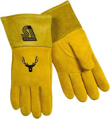 Steiner - Size XL Unlined Deerskin Welding Glove - 12" OAL - Industrial Tool & Supply