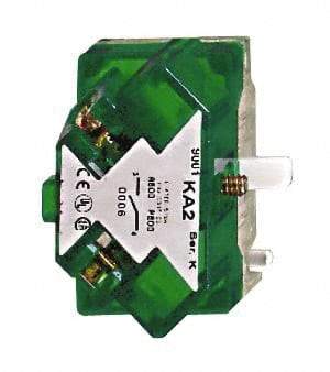 Square D - Multiple Amp Levels, Electrical Switch Contact Block - 125 VAC and 240 VAC, Screw Terminal, 30mm Hole, For Use with 9001K/SK - Industrial Tool & Supply