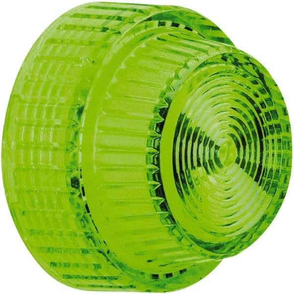 Schneider Electric - Pilot and Indicator Light Lens - Green - Industrial Tool & Supply
