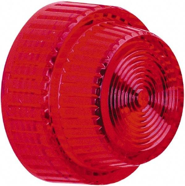 Schneider Electric - Pilot and Indicator Light Lens - Red - Industrial Tool & Supply