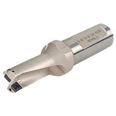 Iscar - 105mm Max Drill Depth, 5xD, 21mm Diam, Indexable Insert Drill - 2 Inserts, 25mm Shank Diam, Whistle Notch Shank - Industrial Tool & Supply