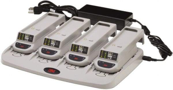 3M - Battery Charger for PAPR Systems - Gray, Compatible with TR-330 & TR-332 - Industrial Tool & Supply