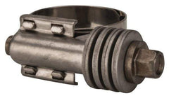 Value Collection - 11/16 to 1-1/4" Hose, 9/16" Wide x 0.6" Thick, Constant Torque Clamp - 11/16 to 1-1/4" Diam, Grade 301 & 410 Stainless Steel Screw - Industrial Tool & Supply