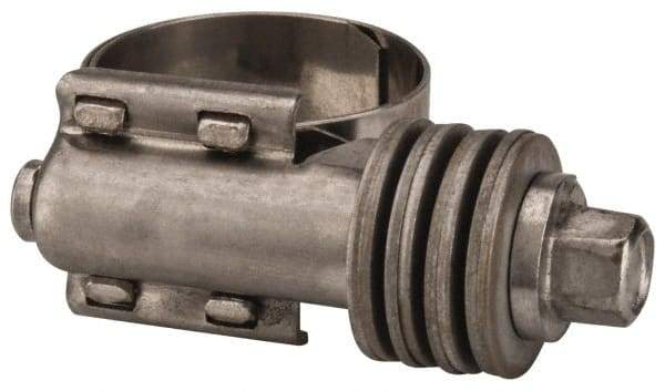 Value Collection - 9/16 to 1-1/16" Hose, 9/16" Wide x 0.6" Thick, Constant Torque Clamp - 9/16 to 1-1/16" Diam, Grade 301 & 410 Stainless Steel Screw - Industrial Tool & Supply