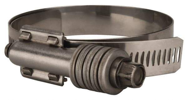 Value Collection - 2-3/4 to 3-5/8" Hose, 5/8" Wide x 0.7" Thick, Constant Torque Clamp - 2-3/4 to 3-5/8" Diam, Grade 301 & 410 Stainless Steel Screw - Industrial Tool & Supply