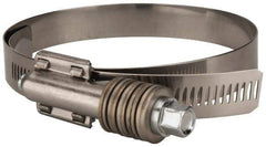 Value Collection - 3-3/4 to 4-5/8" Hose, 5/8" Wide x 0.7" Thick, Constant Torque Clamp - 3-3/4 to 4-5/8" Diam, Grade 304 Stainless Steel/Carbon Steel Screw - Industrial Tool & Supply