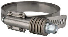 Value Collection - 2-3/4 to 3-5/8" Hose, 5/8" Wide x 0.7" Thick, Constant Torque Clamp - 2-3/4 to 3-5/8" Diam, Grade 304 Stainless Steel/Carbon Steel Screw - Industrial Tool & Supply