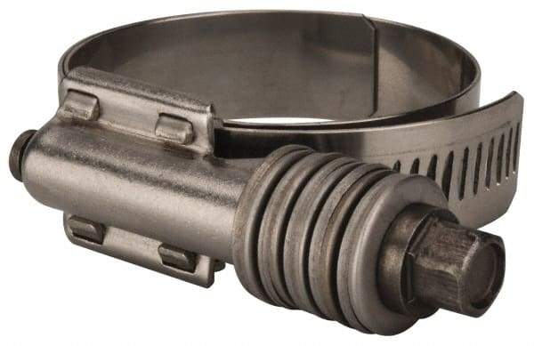 Value Collection - 1-3/4 to 2-5/8" Hose, 5/8" Wide x 0.7" Thick, Constant Torque Clamp - 1-3/4 to 2-5/8" Diam, Grade 301 & 410 Stainless Steel - Industrial Tool & Supply