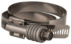 Value Collection - 5-3/4 to 6-5/8" Hose, 5/8" Wide x 0.7" Thick, Constant Torque Clamp - 5-3/4 to 6-5/8" Diam, Grade 301 & 410 Stainless Steel Screw - Industrial Tool & Supply