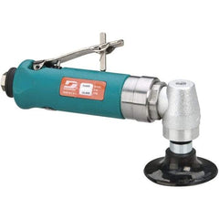 Dynabrade - 3" Max Disc, 18,000 RPM, Pneumatic Handheld Disc Sander - 41 CFM, 1/4" Inlet, 0.7 hp, 90 psi - Industrial Tool & Supply