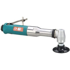 Dynabrade - 3" Max Disc, 18,000 RPM, Pneumatic Handheld Disc Sander - 41 CFM, 1/4" Inlet, 0.7 hp, 90 psi - Industrial Tool & Supply