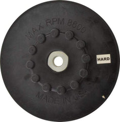 Made in USA - 7" Diam Quick-Change Disc Backing Pad - Firm Density, 8,600 RPM, Speed-Lok Compatible - Industrial Tool & Supply