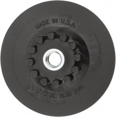 Made in USA - 5" Diam Quick-Change Disc Backing Pad - Medium Density, 20,000 RPM, Speed-Lok Compatible - Industrial Tool & Supply