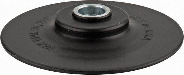 Made in USA - 4-1/2" Diam Quick-Change Disc Backing Pad - Medium Density, 20,000 RPM, Speed-Lok Compatible - Industrial Tool & Supply