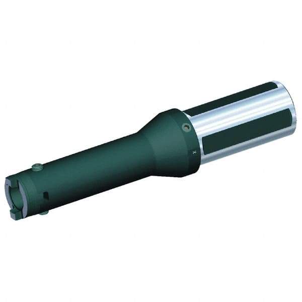 Kennametal - Series HTS, Head Connection 22, 2" Shank Diam, Drill Body - 88.9mm Drill Body Length to Flange, SSF Toolholder, 40mm Nose Diam, 241.3mm OAL, 127.7mm Drill Body Length, Weldon Flat Shank, Through Coolant - Industrial Tool & Supply