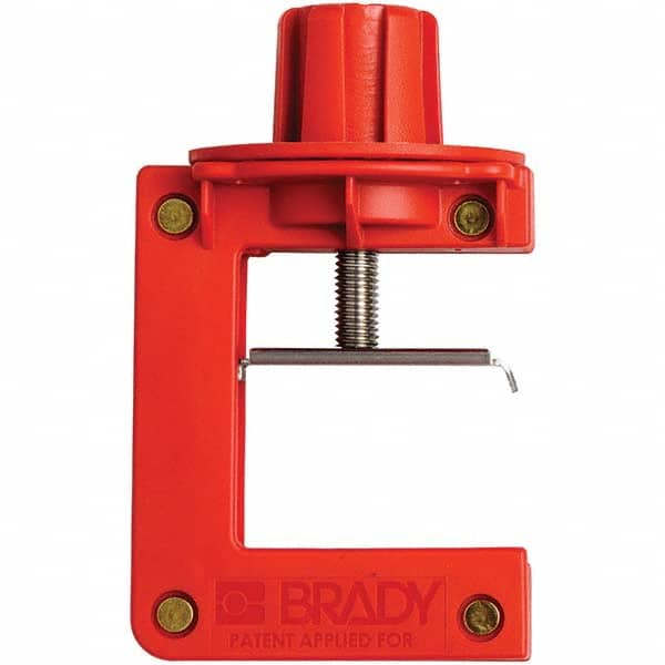 Brady - Pneumatic & Valve Lockouts Type: Butterfly Valve Lockout Maximum Valve Handle Size (Inch): 2-1/2 - Industrial Tool & Supply