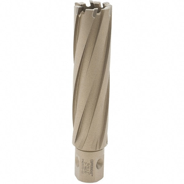 Hougen - 15/16" Diam x 3" Deep Carbide-Tipped Annular Cutter - Industrial Tool & Supply