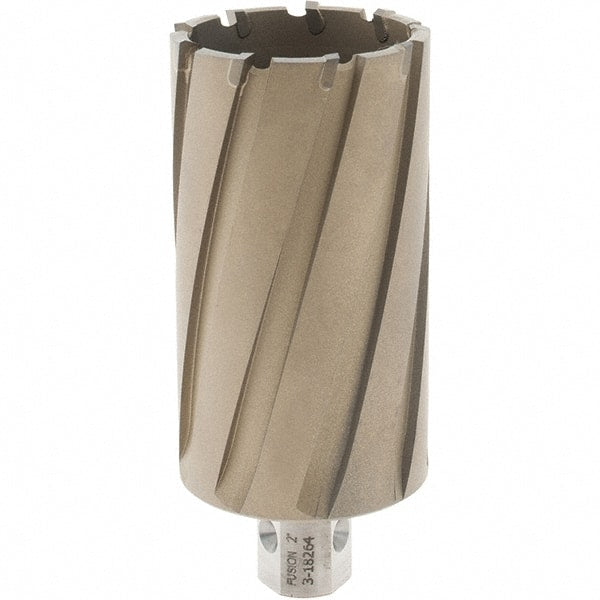 Hougen - 2" Diam x 3" Deep Carbide-Tipped Annular Cutter - Industrial Tool & Supply