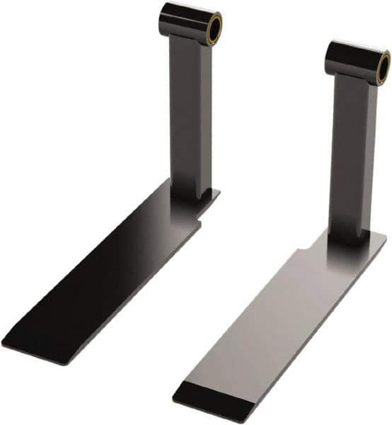 Valley Craft - 4" Wide x 1/4" High x 18-3/4" Deep, 10" Wheel Diam Hand Truck Flat Fork - 800 Lb Load Capacity - Industrial Tool & Supply