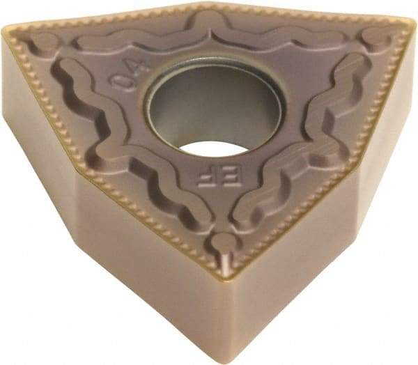 Sumitomo - WNMG432 EEF Grade AC520U Carbide Turning Insert - TiAlN/AlCrN Finish, 80° Trigon, 1/2" Inscr Circle, 3/16" Thick, 1/32" Corner Radius - Industrial Tool & Supply