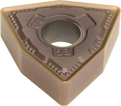 Sumitomo - WNMG432 EEG Grade AC510U Carbide Turning Insert - TiAlN/AlCrN Finish, 80° Trigon, 1/2" Inscr Circle, 3/16" Thick, 1/32" Corner Radius - Industrial Tool & Supply