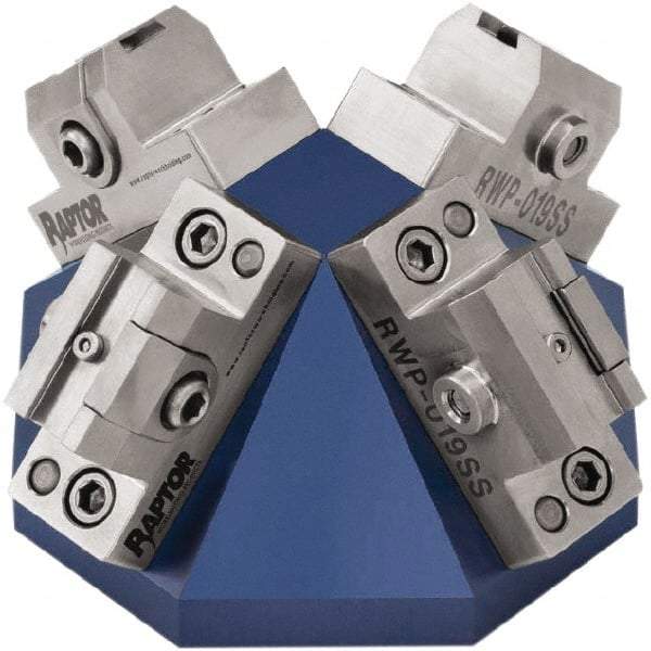 Raptor Workholding - 3/8" Jaw Width, 2.69" High Dovetail Vise - For Use with 4 & 5 Axis Workholding Systems - Industrial Tool & Supply