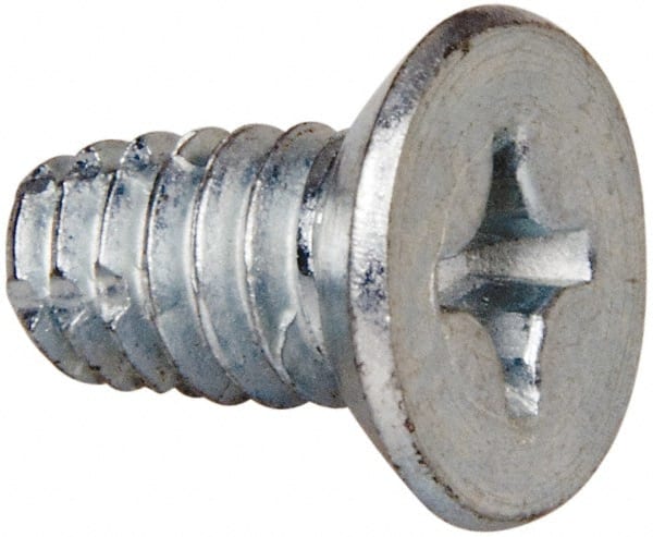 Value Collection - 1/4-20 UNC 1/2" Overall Length #3 Phillips Thread Cutting Screw - Industrial Tool & Supply