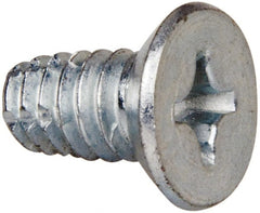 Value Collection - 1/4-20 UNC 1/2" Overall Length #3 Phillips Thread Cutting Screw - Industrial Tool & Supply