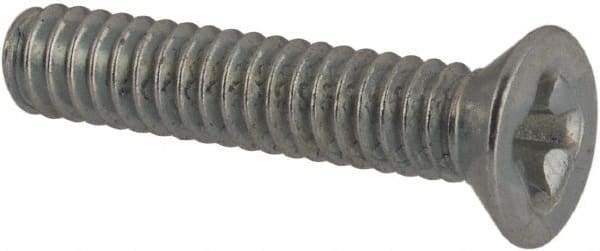 Value Collection - #3-48 UNC, 1/2" OAL Phillips Drive Machine Screw - Flat Head, Grade J82 Steel, Zinc-Plated Finish, Without Washer - Industrial Tool & Supply