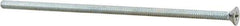 Value Collection - #10-24 UNC, 5" OAL Phillips Drive Machine Screw - Flat Head, Grade J82 Steel, Zinc-Plated Finish, Without Washer - Industrial Tool & Supply