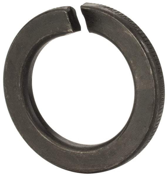 Value Collection - M27, 27.5mm ID, 43mm OD, 5mm Thick Split Lock Washer - Grade 8 Spring Steel, Zinc-Plated Finish, 27.5mm Min ID, 28.5mm Max ID - Industrial Tool & Supply