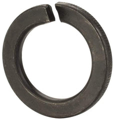 Value Collection - M27, 27.5mm ID, 43mm OD, 5mm Thick Split Lock Washer - Grade 8 Spring Steel, Zinc-Plated Finish, 27.5mm Min ID, 28.5mm Max ID - Industrial Tool & Supply