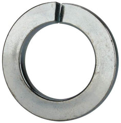 Value Collection - M33, 33.5mm ID, 55.2mm OD, 6mm Thick Split Lock Washer - Grade 8 Spring Steel, Zinc-Plated Finish, 33.5mm Min ID, 34.7mm Max ID, 55.2mm Min OD, 53.2mm Max OD - Industrial Tool & Supply